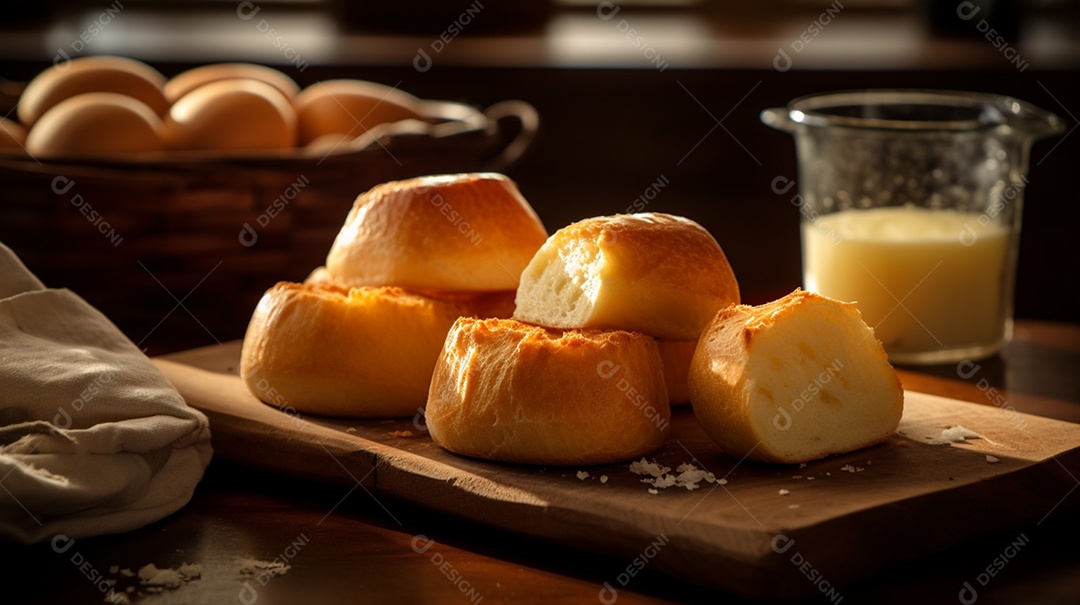 Bolo delicioso sobre uma mesa de panificadora