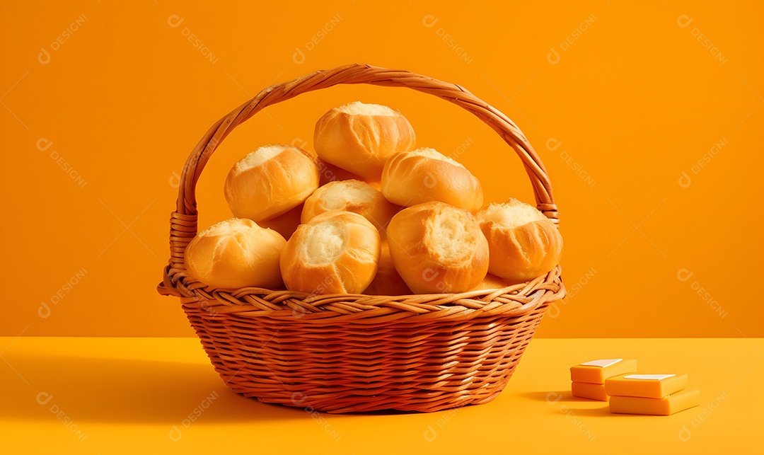 Cesta Cheia De De Pães