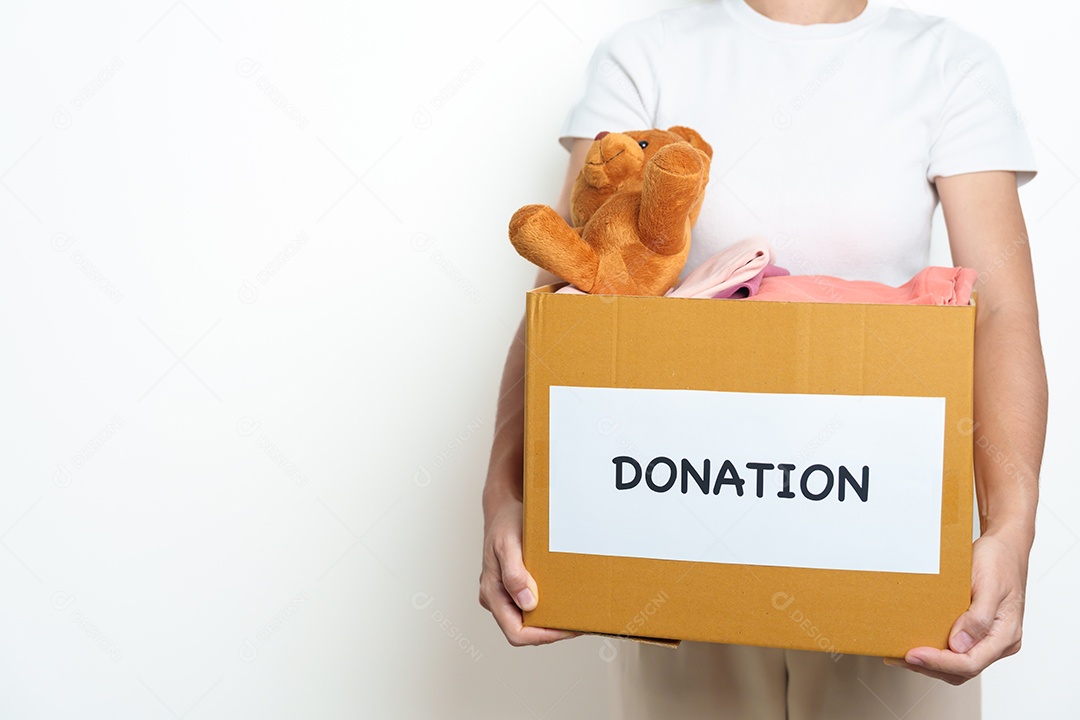 Conceito de doação, caridade, voluntariado, doação e entrega. Conceito de doação, caridade, voluntariado, doação e entrega.