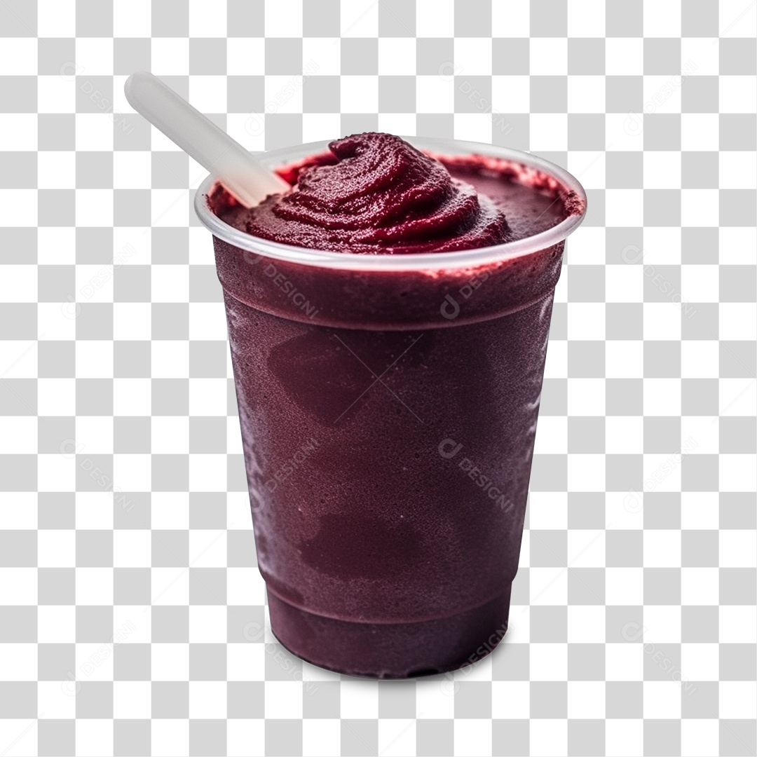 Copo de Açaí PNG Transparente