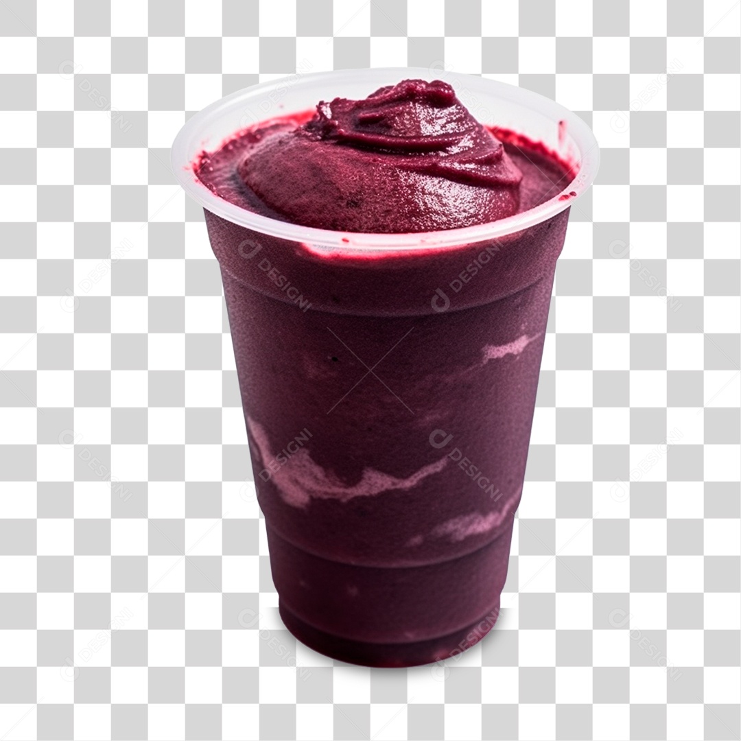 Copo de Açaí PNG Transparente