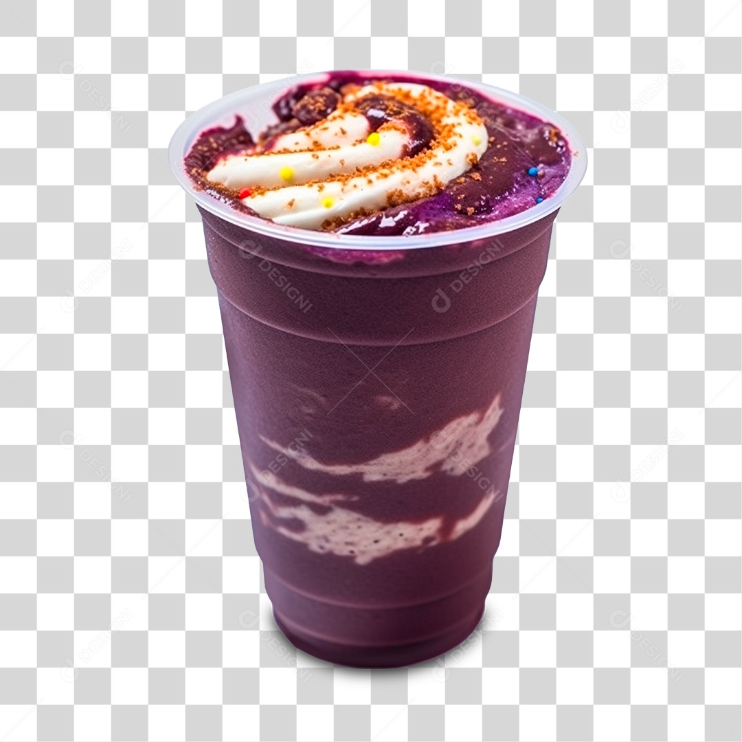 Copo de Açaí PNG Transparente