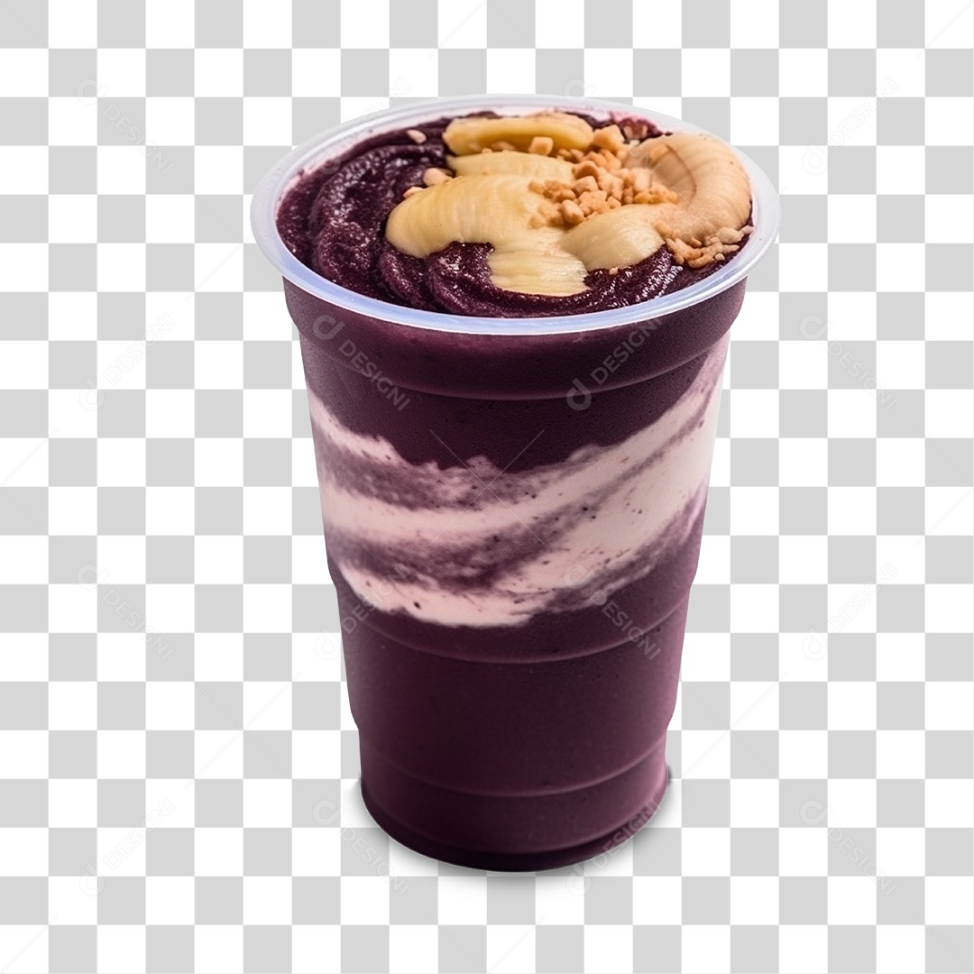 Copo de Açaí PNG Transparente