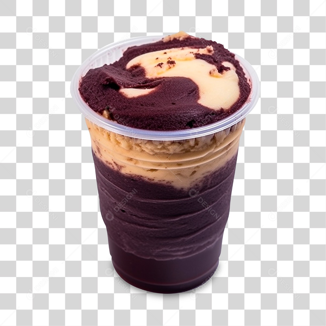 Copo de Açaí PNG Transparente