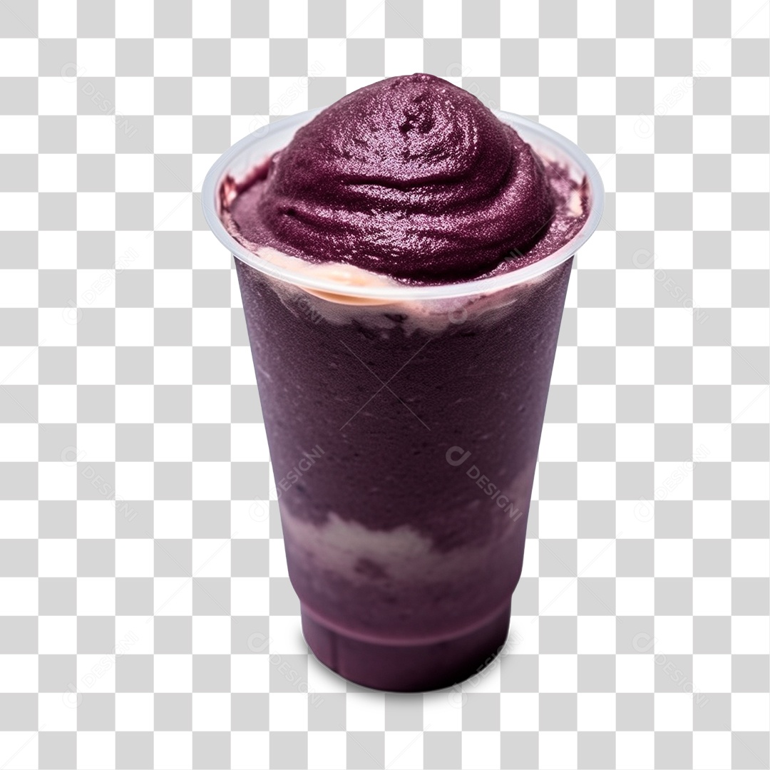 Copo de Açaí PNG Transparente