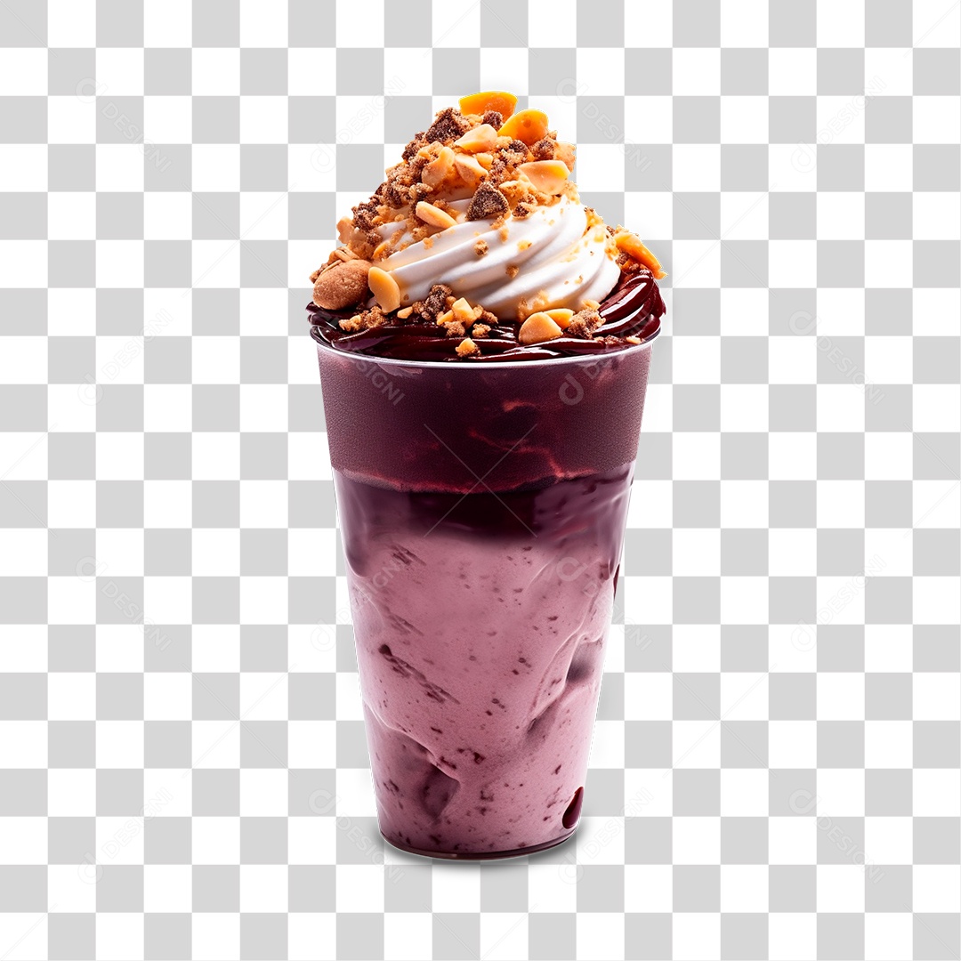 Copo de Sorvete PNG Transparente