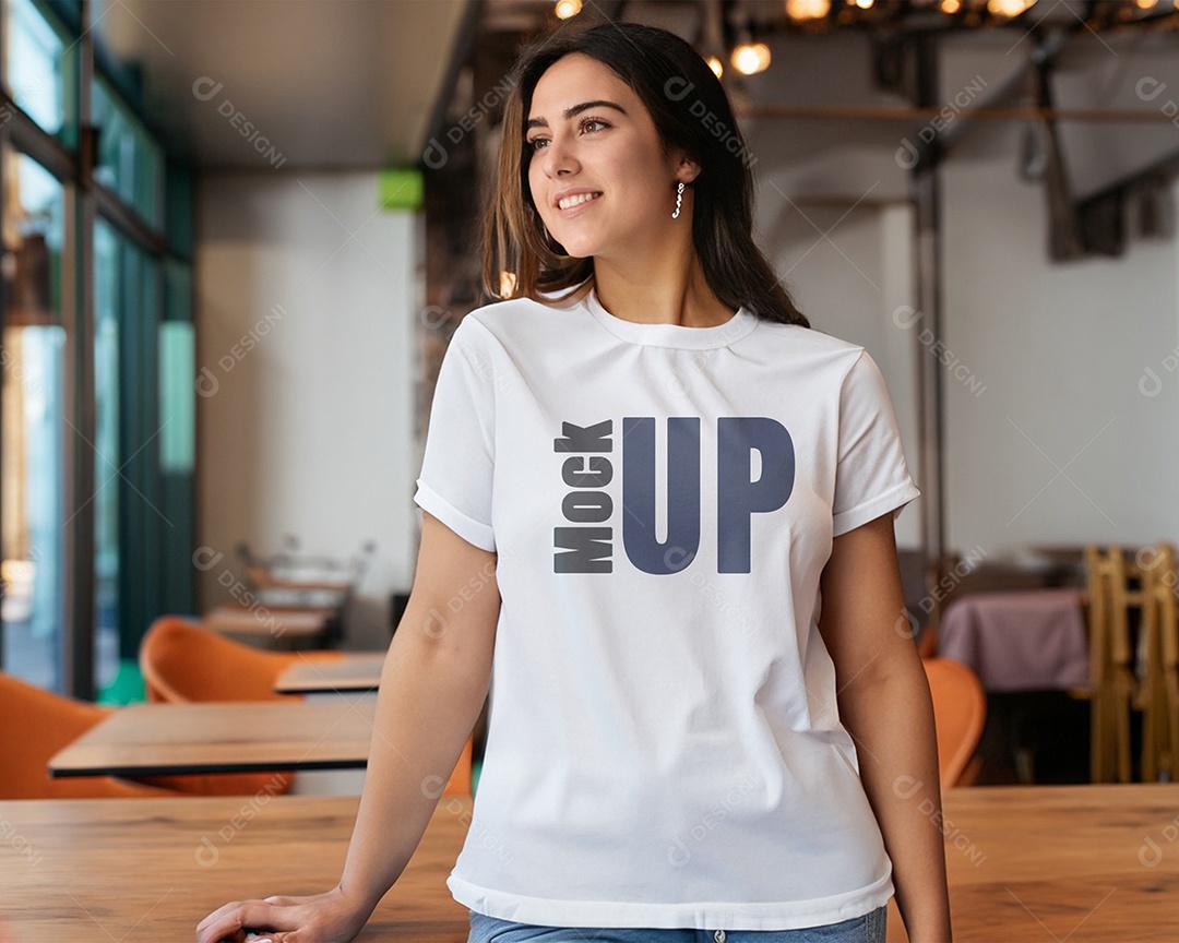 Mockup Camisa Logotipo PSD Editável