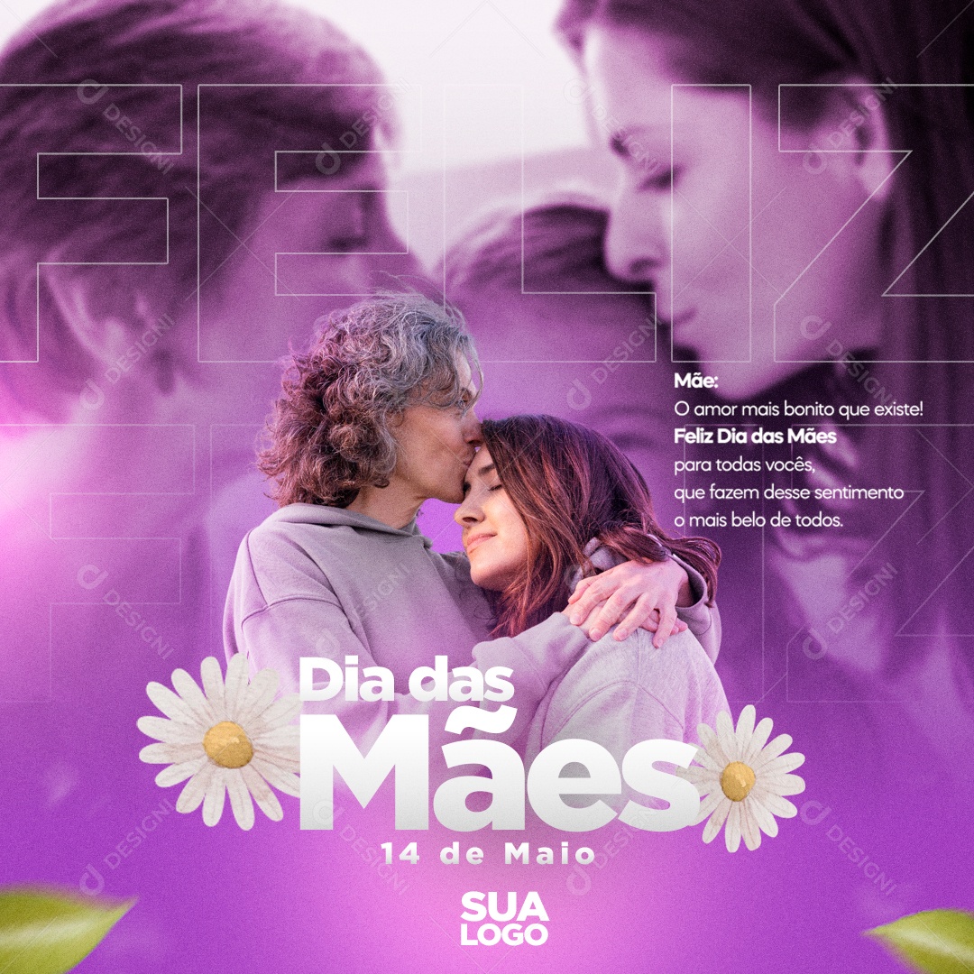 Social Media 14 De Maio Dia Das Mães PSD Editavel