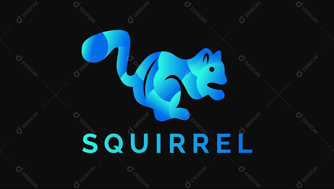 Logotipo Esquilo Squirrel AI + EPS