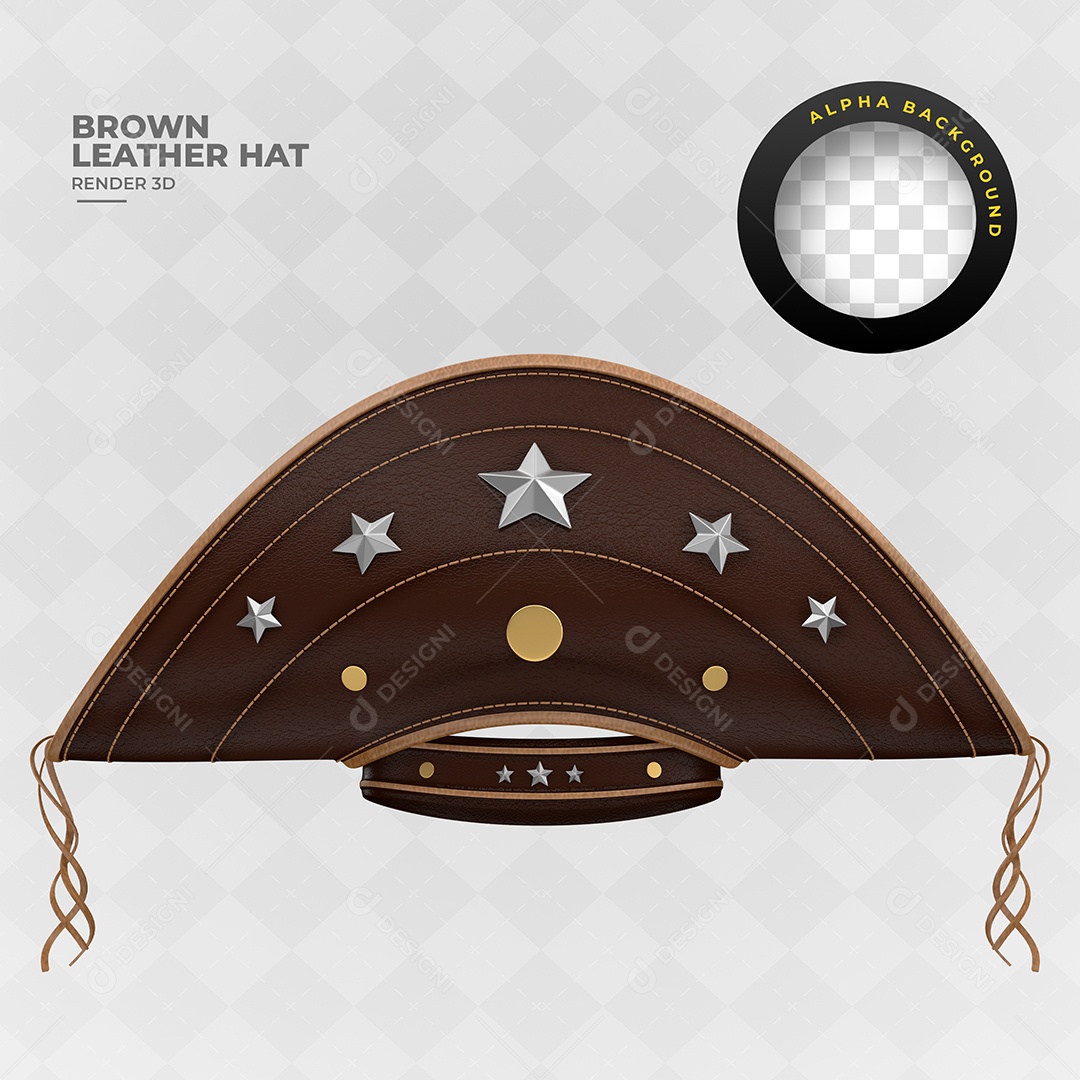 Elemento 3D Para Composição Chapéu de São João PSD