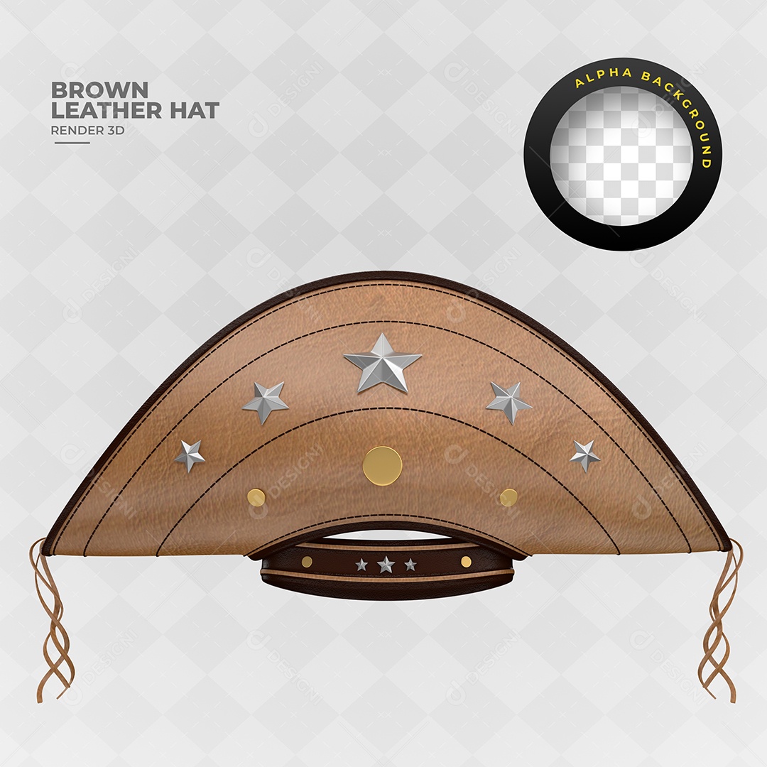 Elemento 3D Para Composição Chapéu de São João PSD