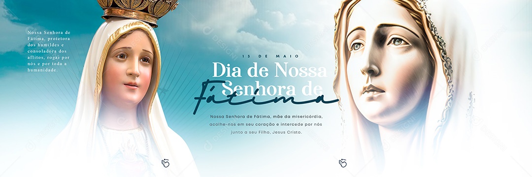 Dia De Nossa Senhora De Fátima 13 De Maio Social Media PSD Editável
