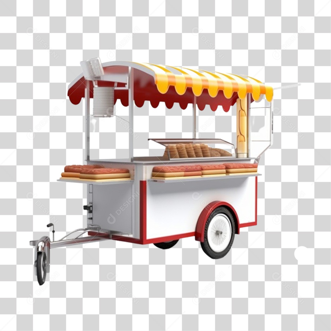 Carro De Lanchonete PNG Transparente