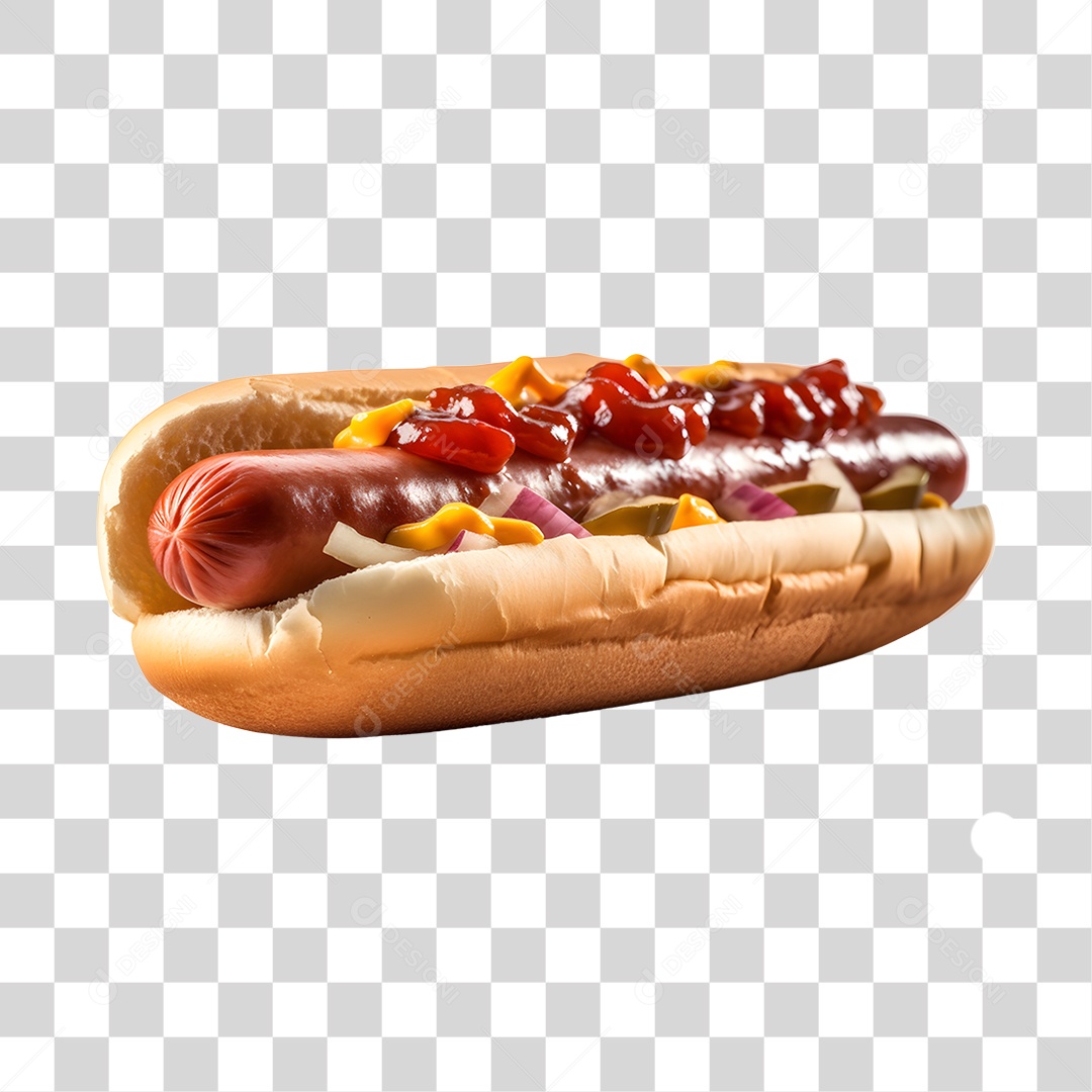 Hot Dog ou Cachorro Quente PNG Transparente
