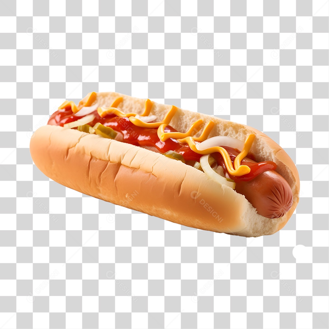 Hot Dog ou Cachorro Quente PNG Transparente