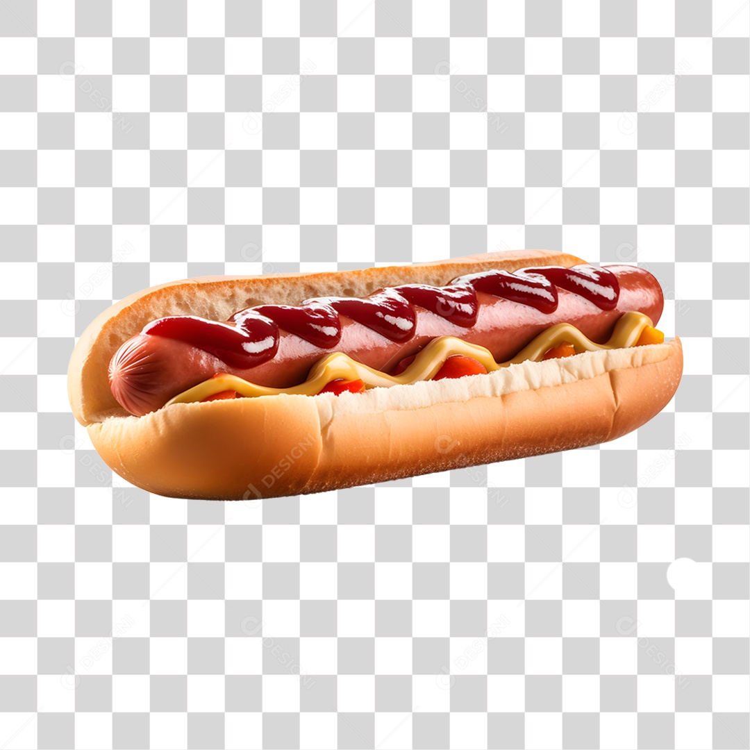 Hot Dog ou Cachorro Quente PNG Transparente