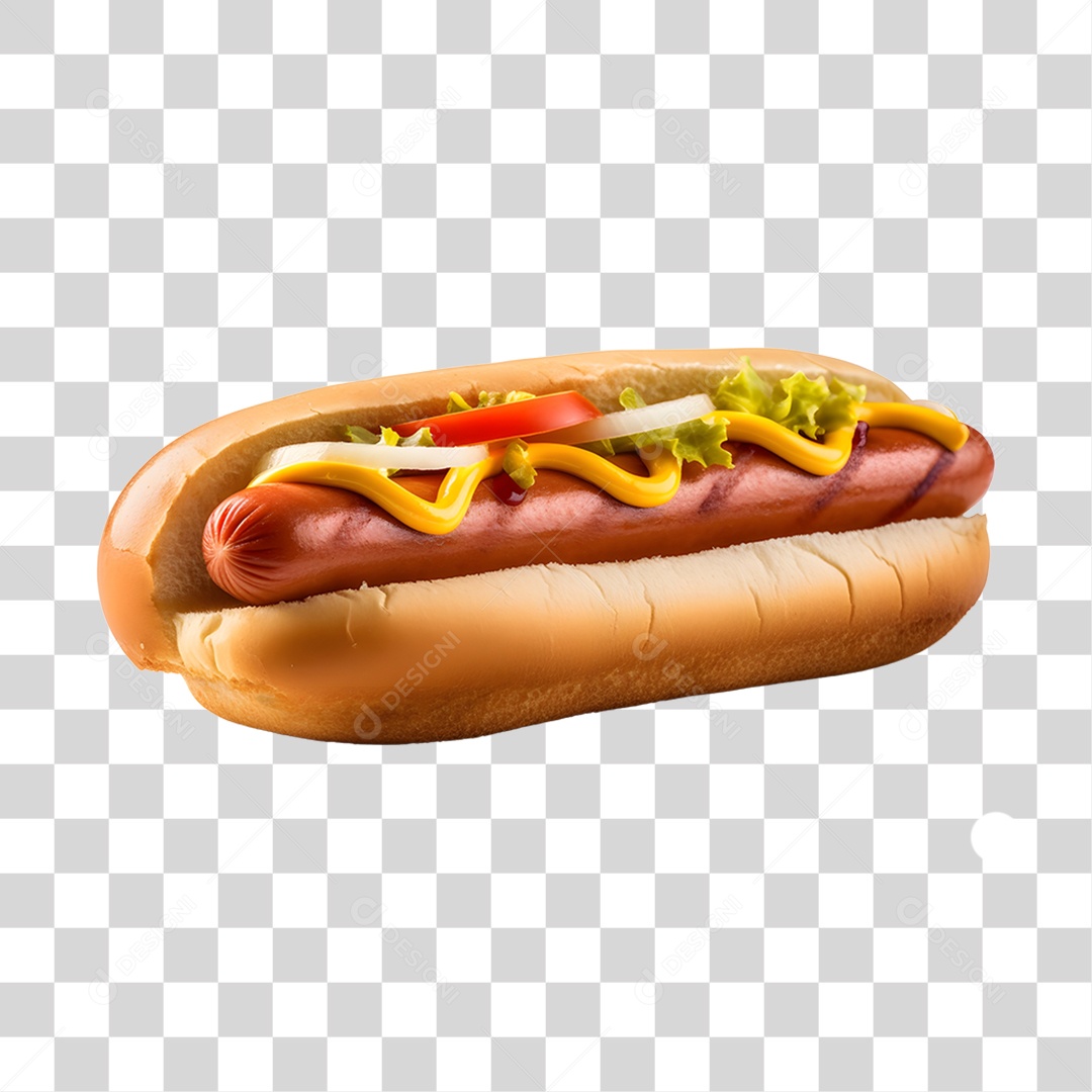 Hot Dog ou Cachorro Quente PNG Transparente