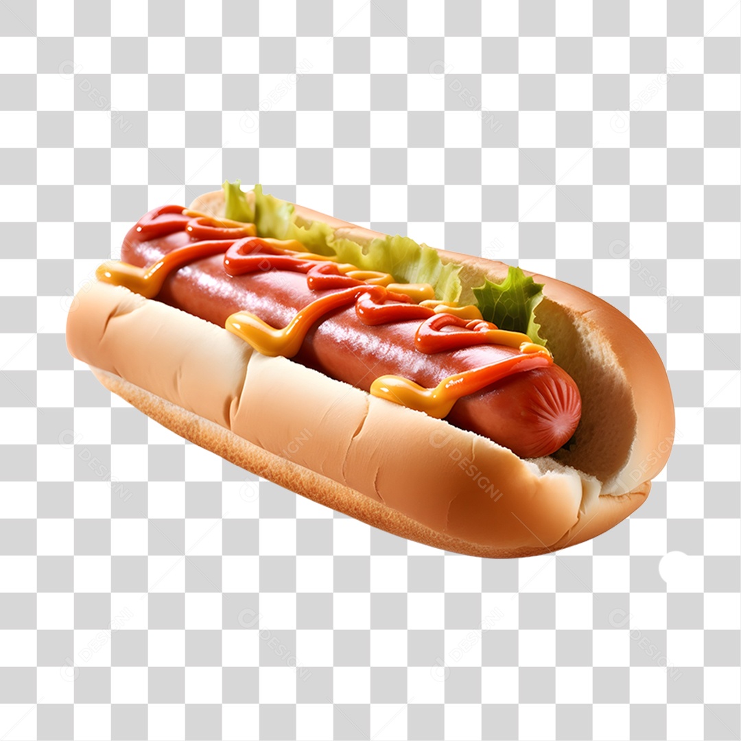 Hot Dog ou Cachorro Quente PNG Transparente