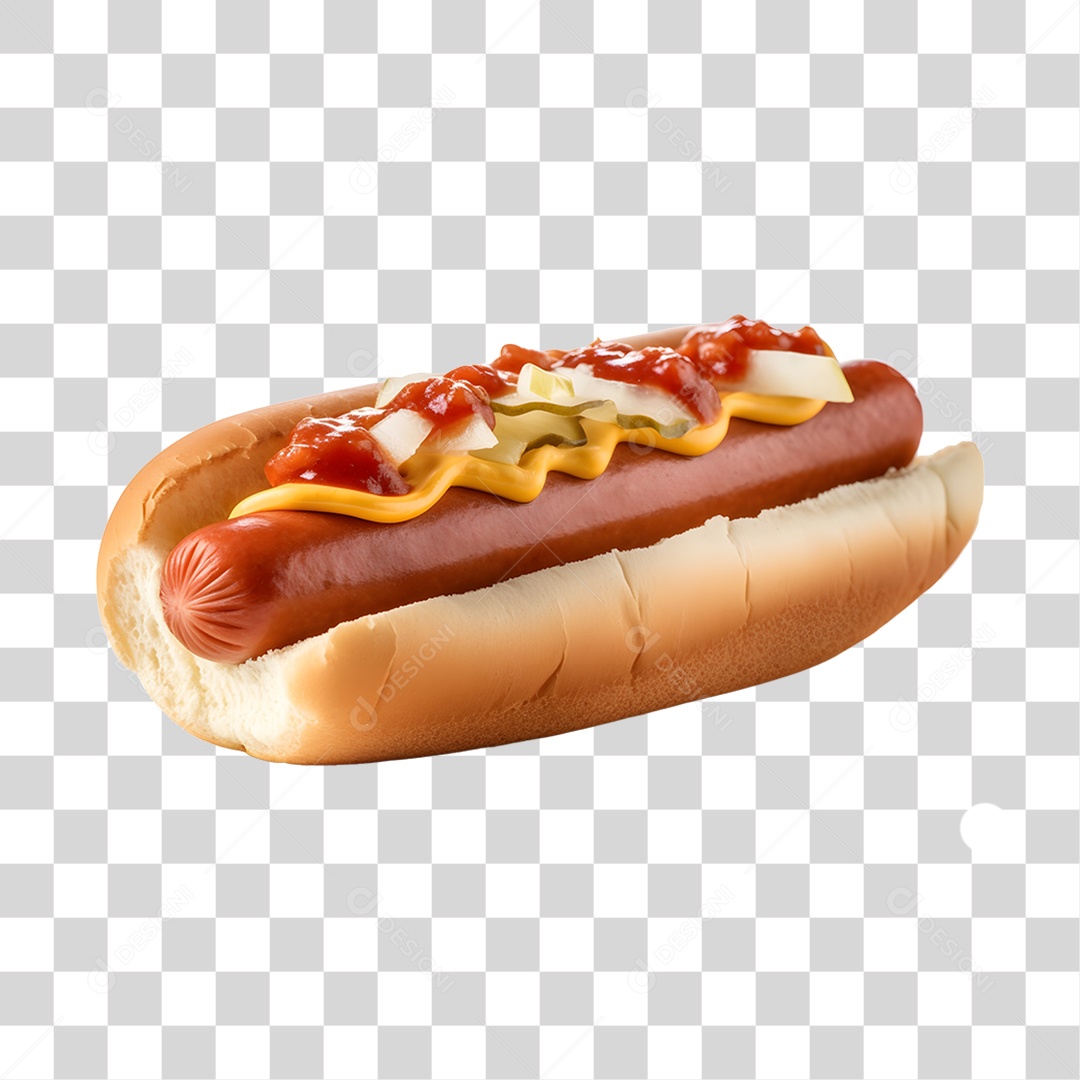 Hot Dog ou Cachorro Quente PNG Transparente