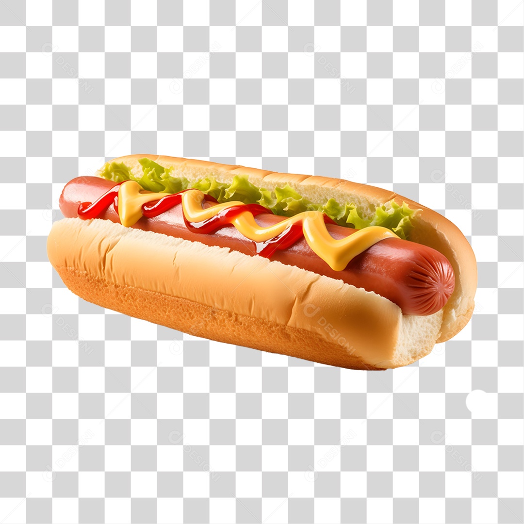 Hot Dog ou Cachorro Quente PNG Transparente