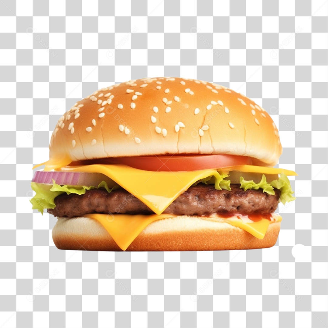 Hambúrguer De Lanchonete PNG Transparente