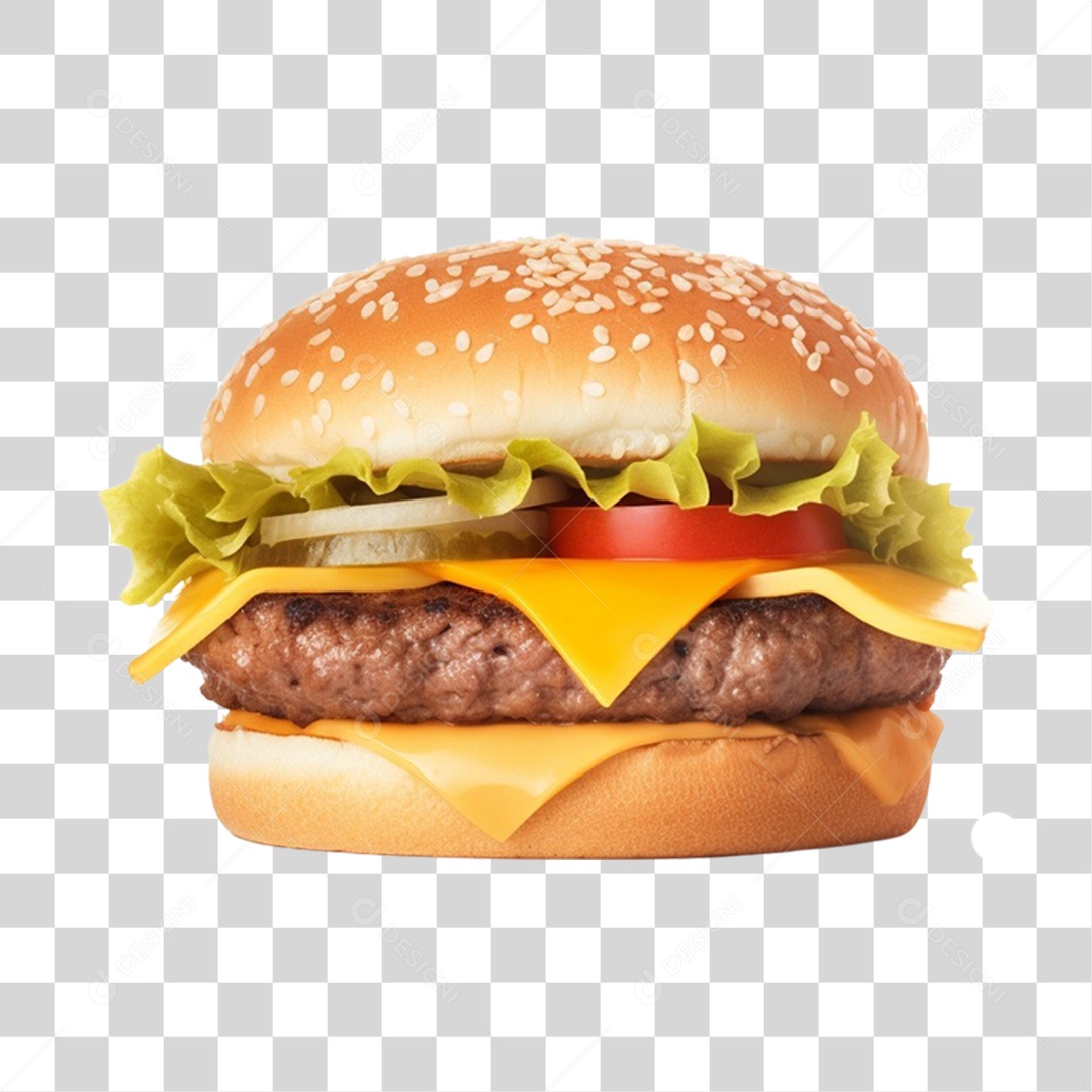 Hambúrguer De Lanchonete PNG Transparente