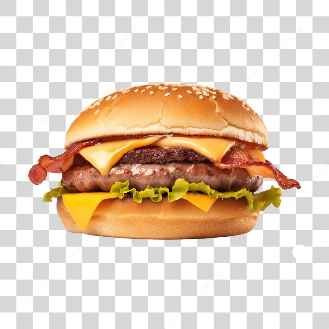 Hambúrguer De Lanchonete PNG Transparente