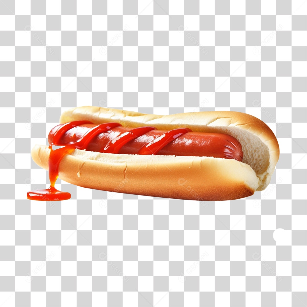 Hot Dog ou Cachorro Quente PNG Transparente