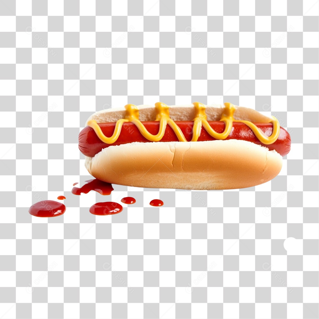 Hot Dog ou Cachorro Quente PNG Transparente