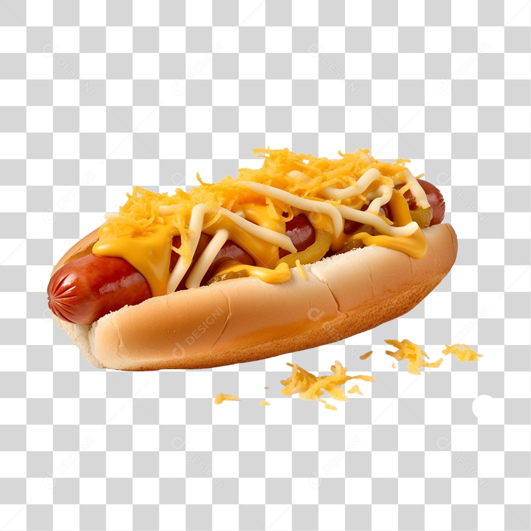 Hot Dog ou Cachorro Quente PNG Transparente