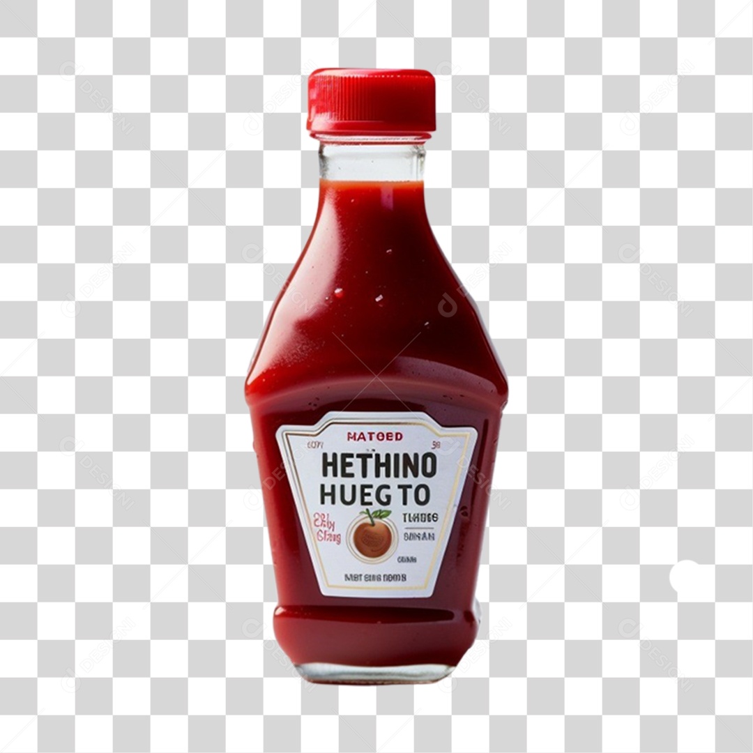 Ketchup De Lanchonete PNG Transparente