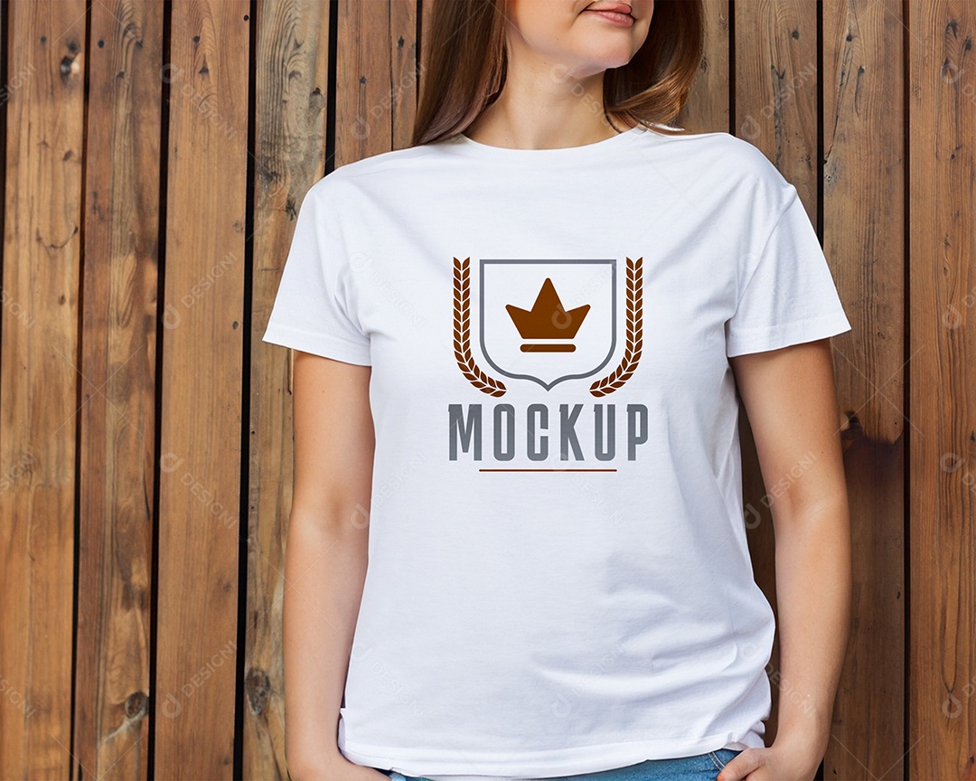 Mockup Camisa Logotipo PSD Editável