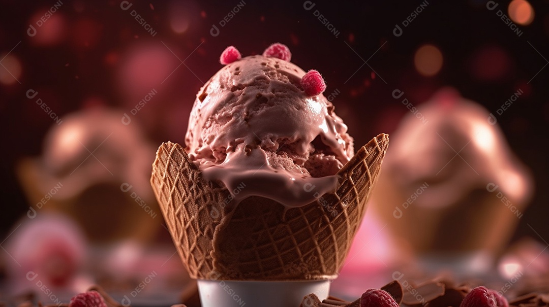 Casquinha saborosa sobre fundo isolado