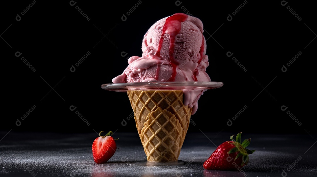 Casquinha saborosa sobre fundo isolado