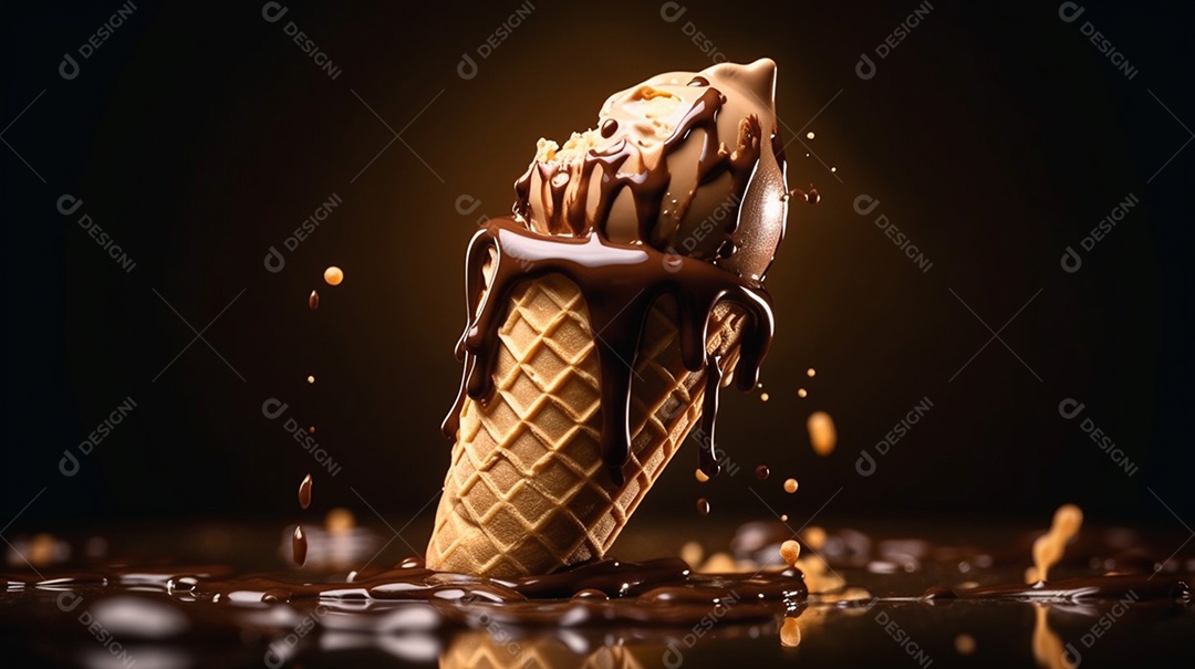 Casquinha saborosa sobre fundo isolado