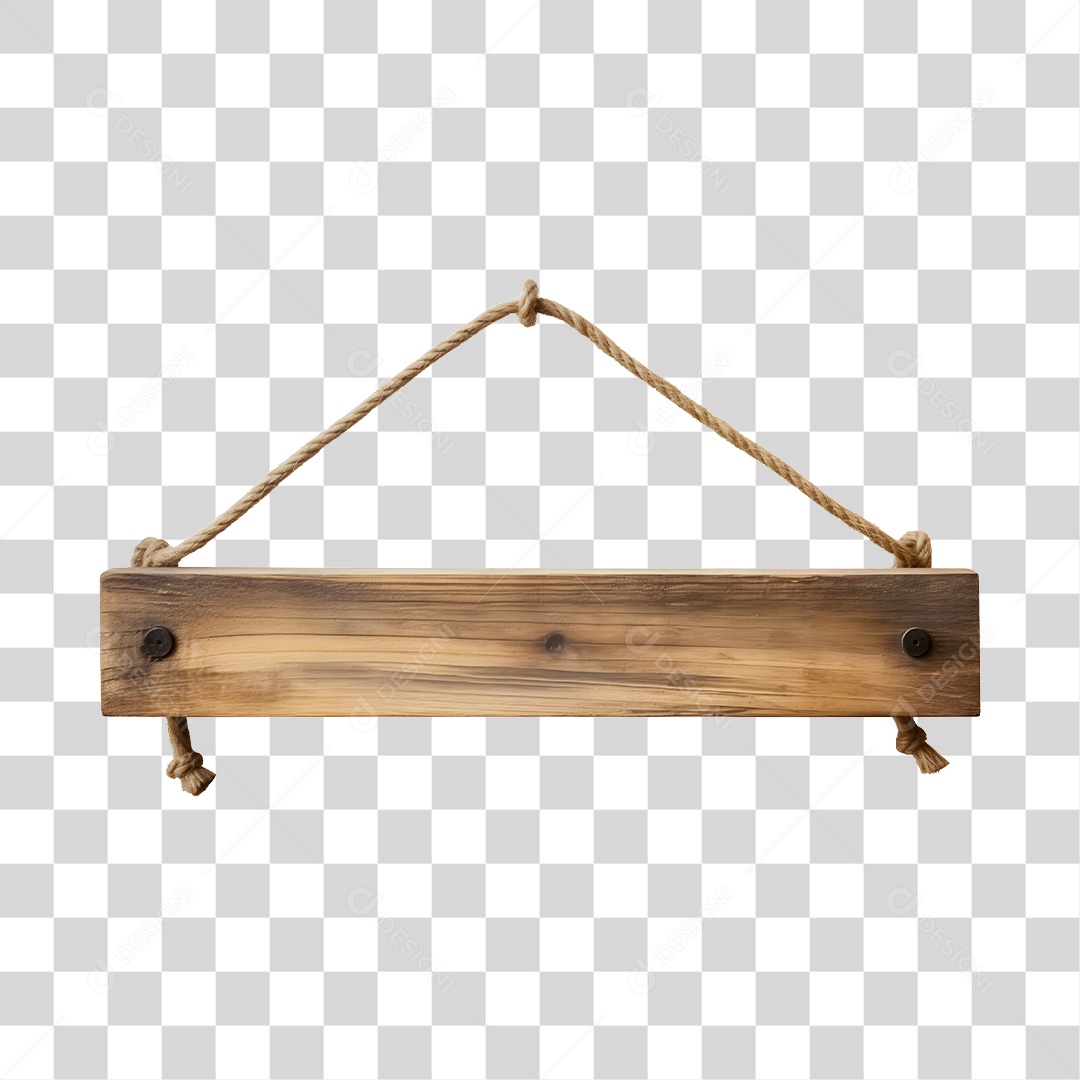 Placa De Madeira Elemento 3D Para Composição PNG Transparente