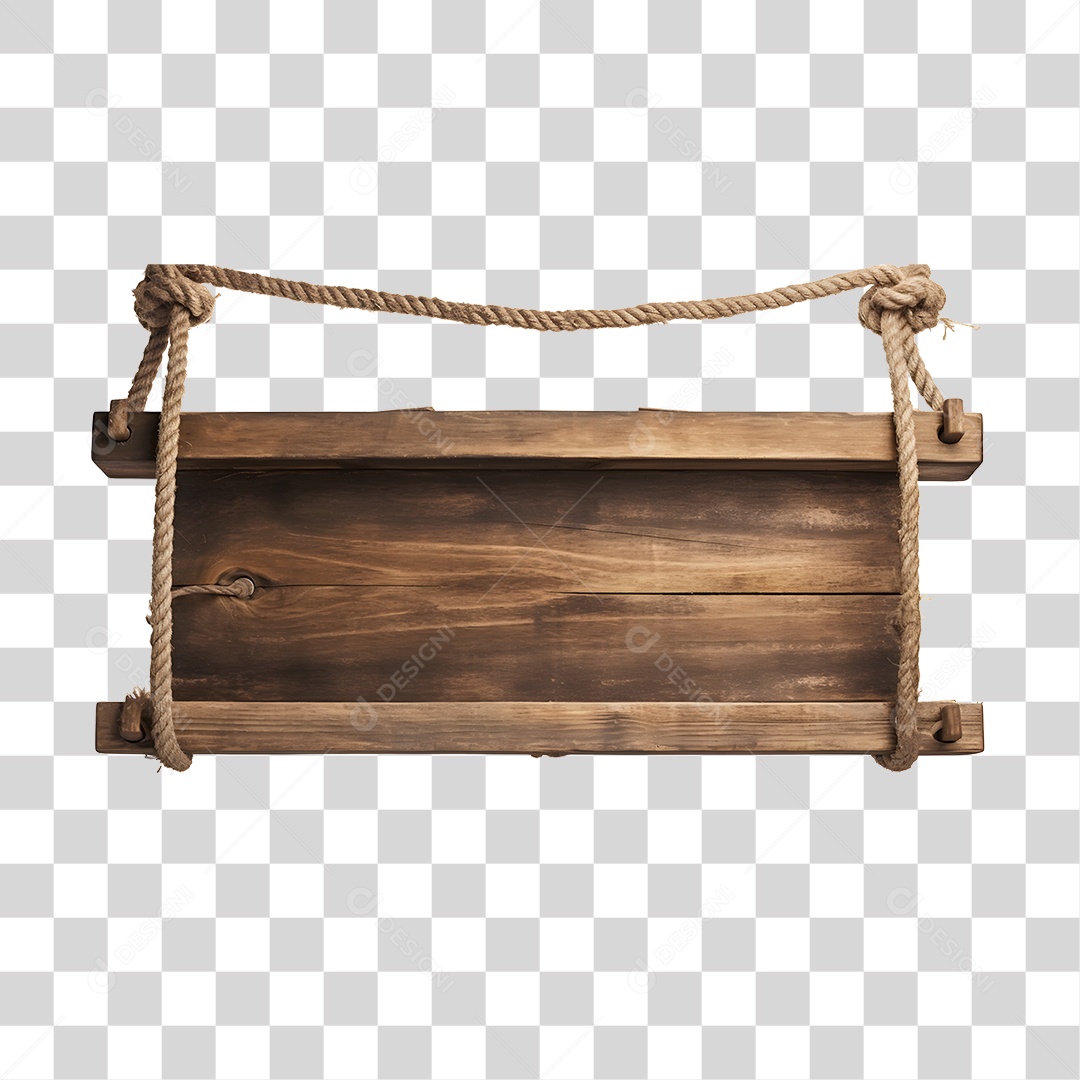 Placa De Madeira Elemento 3D Para Composição PNG Transparente