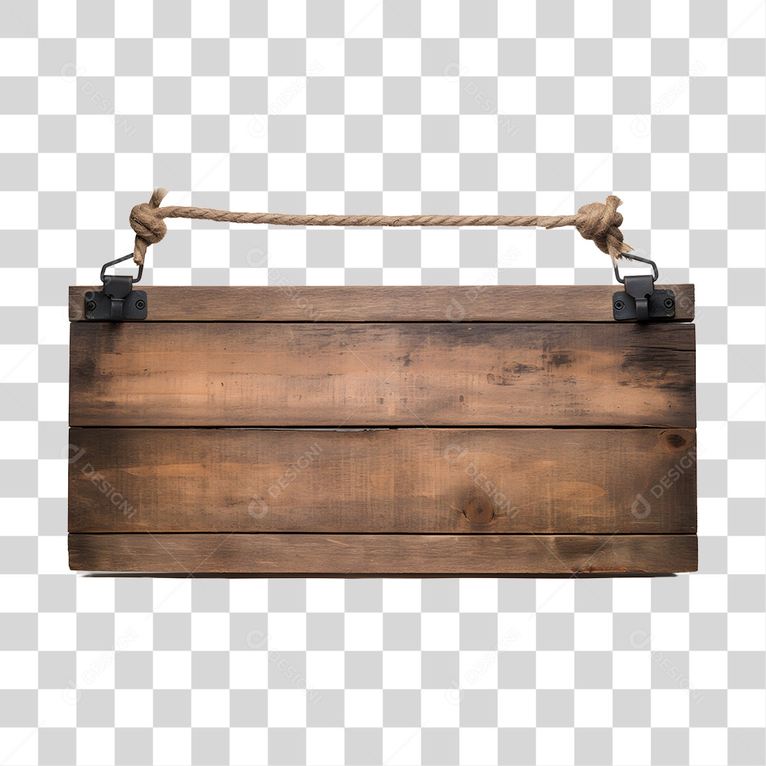 Placa De Madeira De São João Elemento 3D PNG Transparente