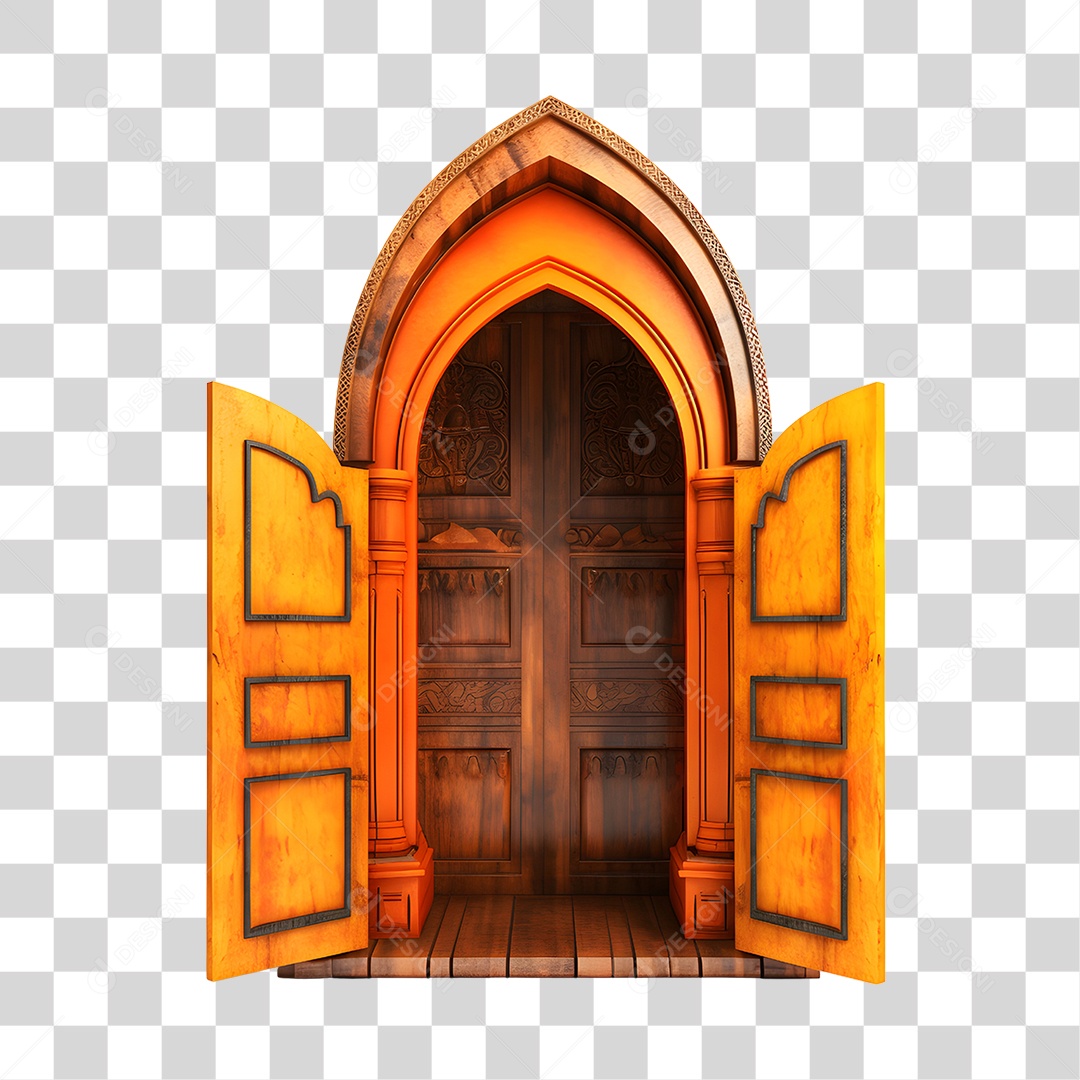 Painel De São João Decorado Elemento 3D PNG Transparente