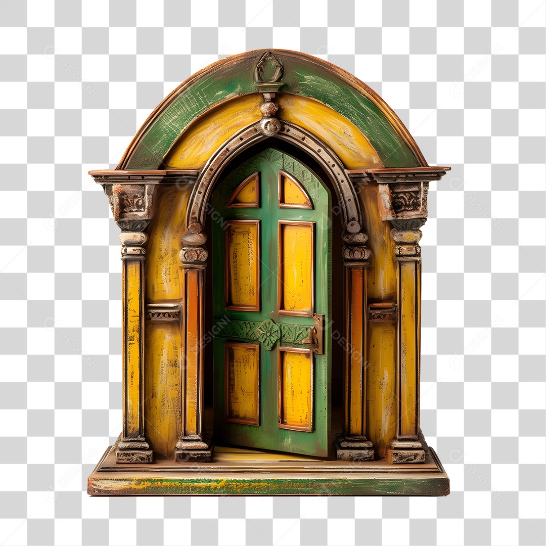 Painel De São João Elemento 3D PNG Transparente