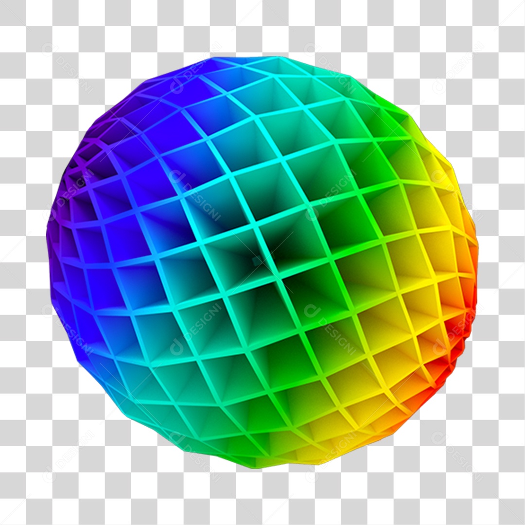 Elemento 3D Colorido De São João PNG Transparente