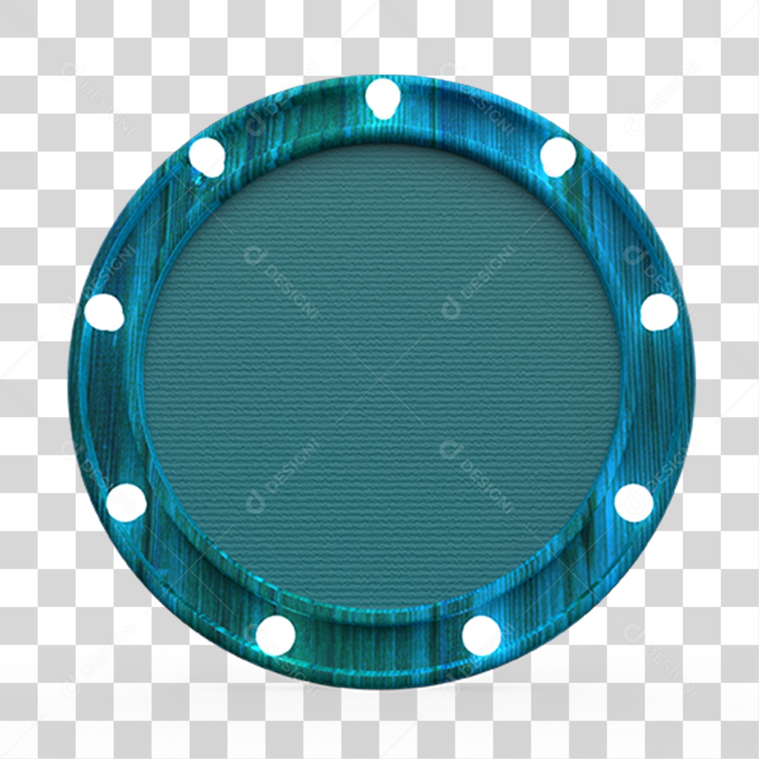 Painel Azul Com Luz Elemento 3D De São João Para Composição PNG Transparente