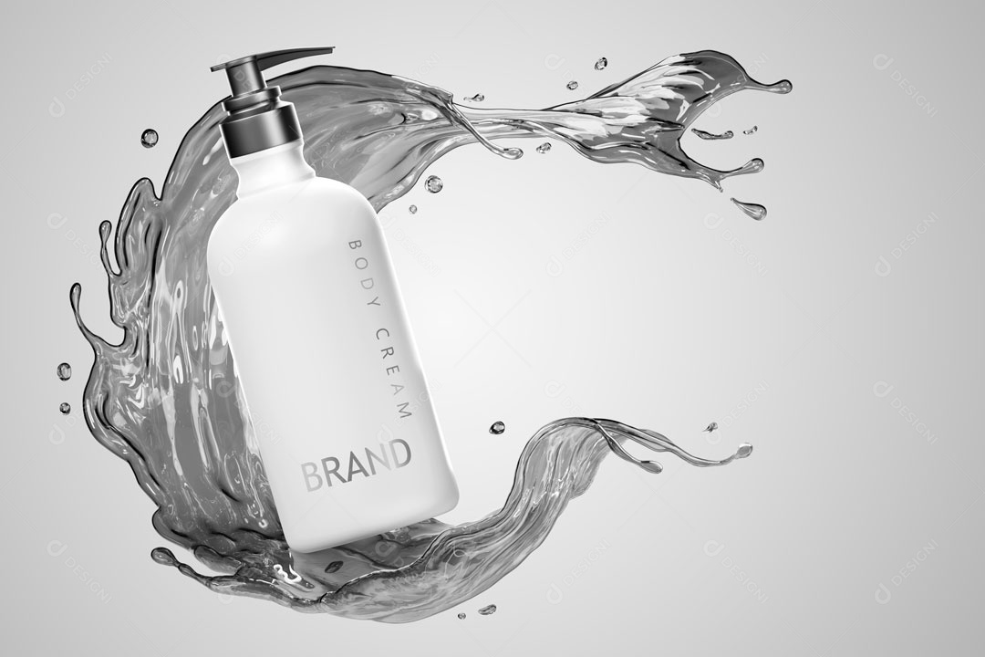 Cosméticos  Elemento 3D Para Composição PSD