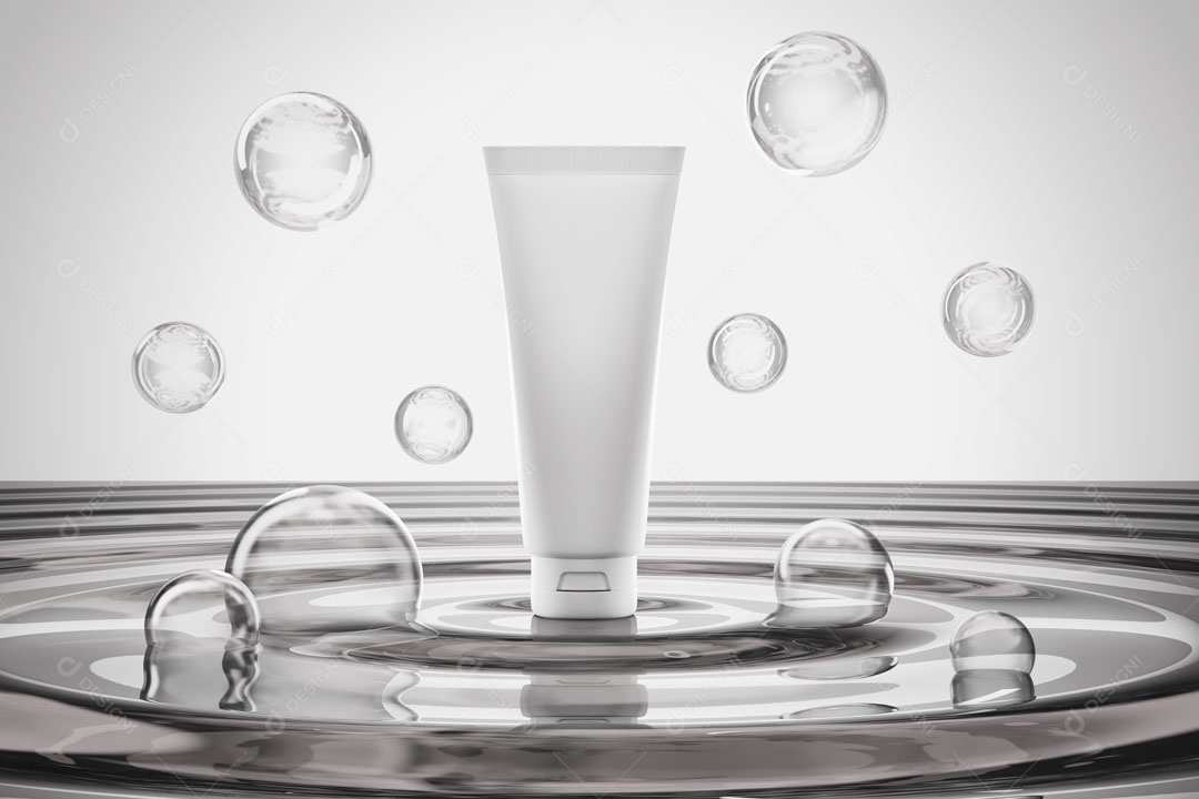 Cosméticos  Elemento 3D Para Composição PSD