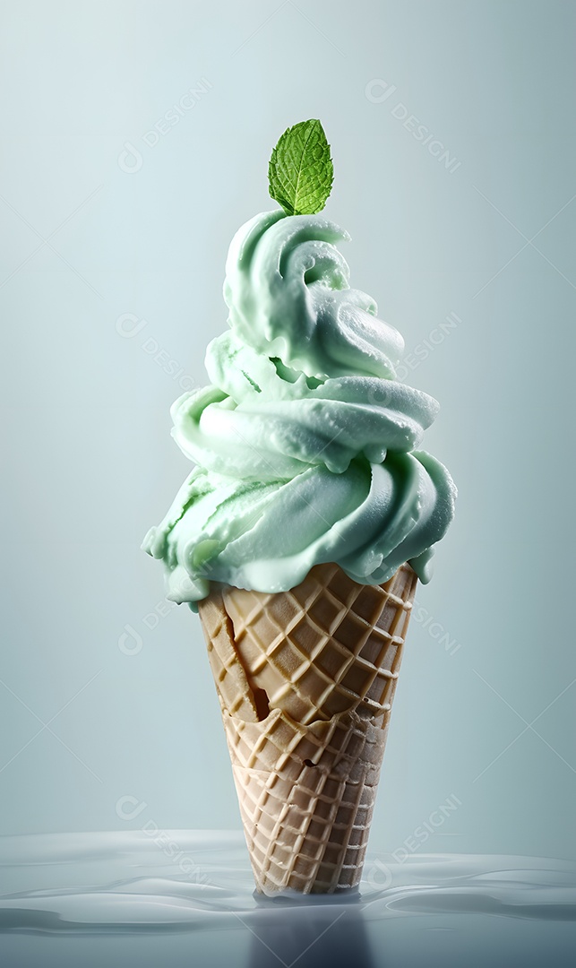 Casquinha De Sorvete Verde