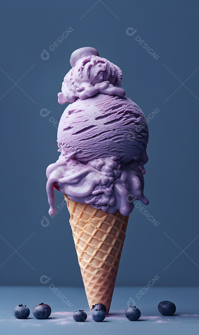 Casquinha De Sorvete Roxo