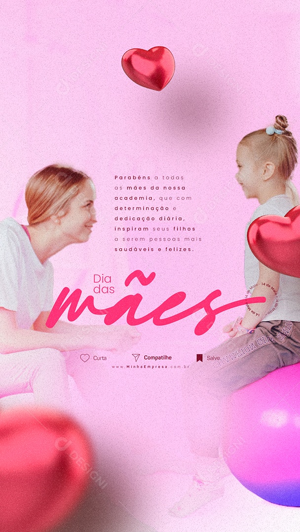 Story Dia Das Mães 14 De Maio Social Media PSD Editável