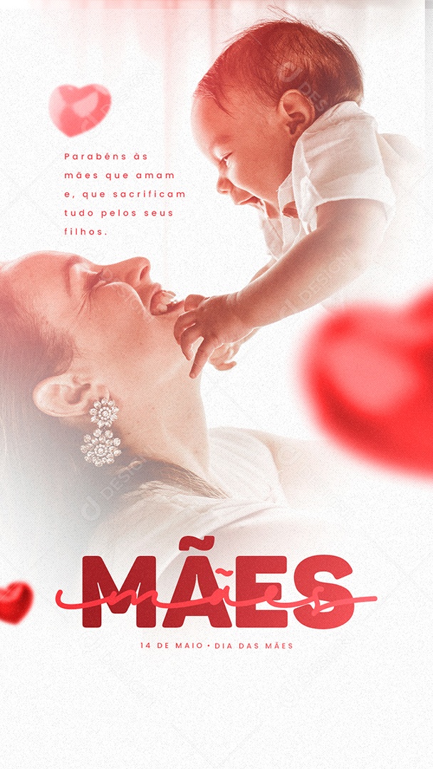 Social Media Story Parabéns Às Mães Que Amam Dia Das Mães Social Media PSD Editável