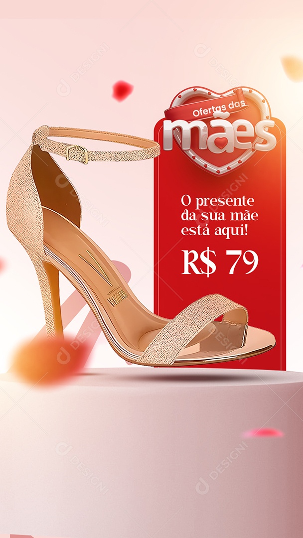 Story Ofertas Das Mães O Presente Da Sua Mãe Está Aqui 79,00 Loja De Bolsa Social Media PSD Editável