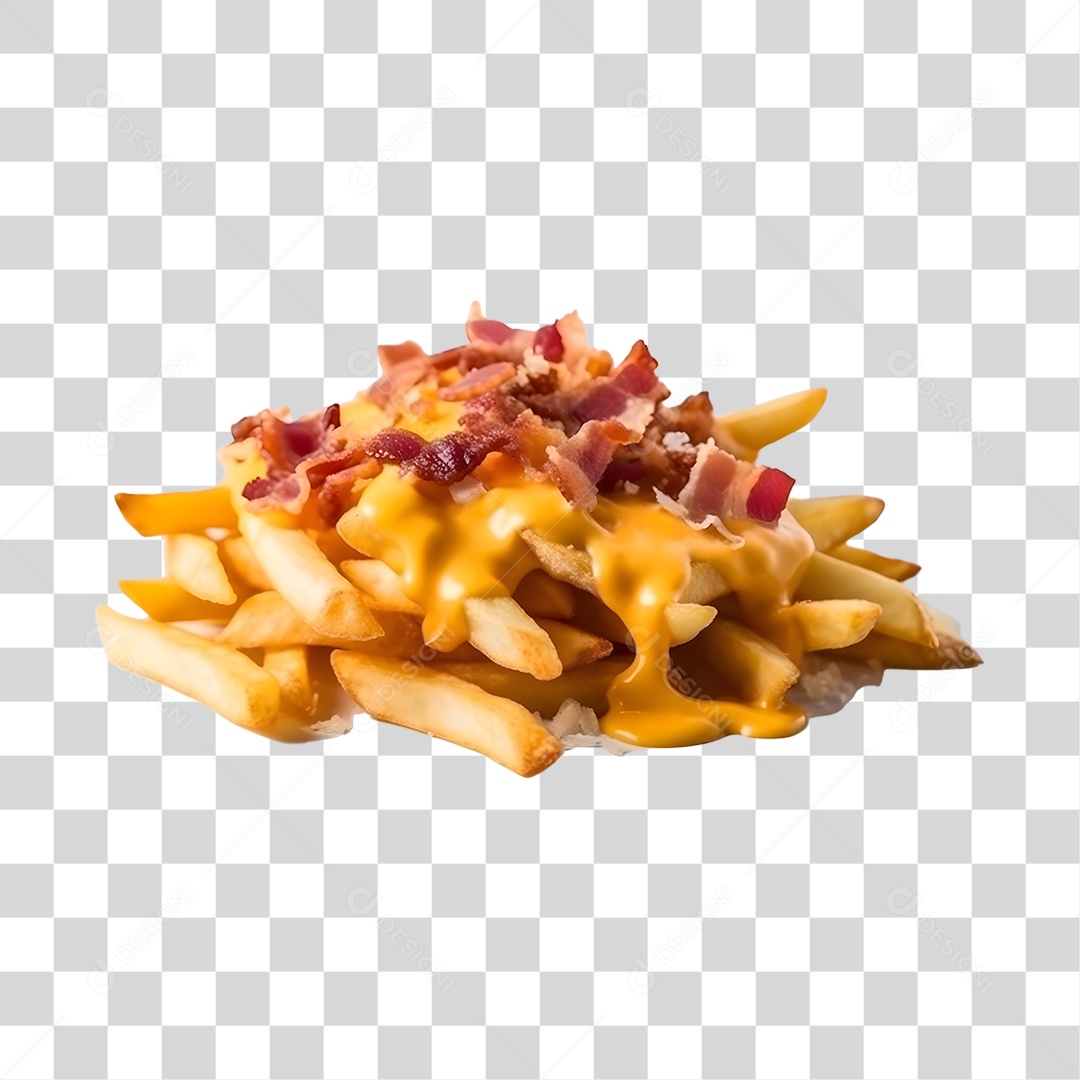 Batata fritas com cheddar bacon